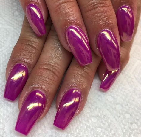 Dark Fuschia Nails, Fuschia Nails, Dark Fuschia, Nails, Beauty