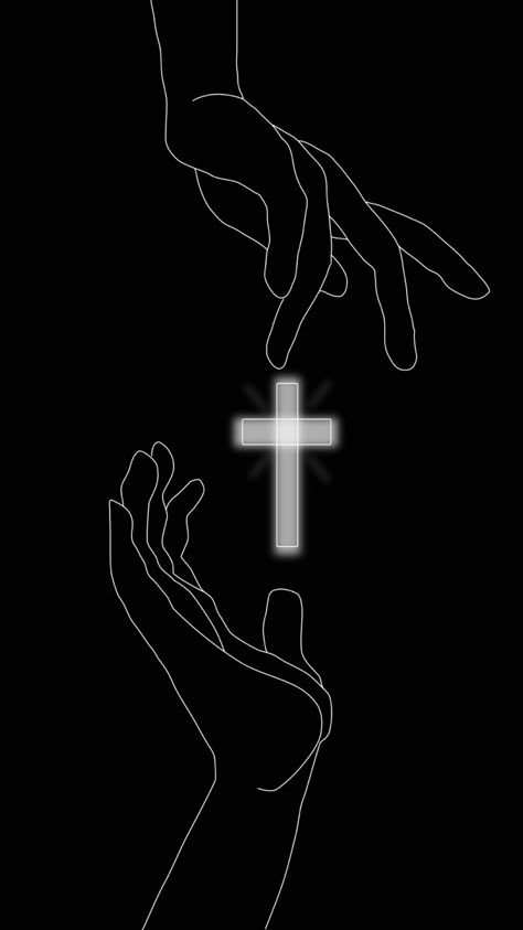 Godly Background Wallpapers, God's Daughter Wallpaper, Black And White Christian Aesthetic, Jesus Art Wallpaper, Jesus Black And White, Black Christian Art, Jesus Cross Wallpaper, Plan Wallpaper, Bible Quote Wall Art