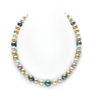 Ladies we all want a string of Pearls, who needs to pick one color when you can have all of them. Colour Beads Necklace, Multi Colored Pearl Necklace, Pastel Pearl Necklace, Colored Pearl Necklace, Multicolor Pearl Necklace, Pearl Necklaces, Freshwater Pearl Necklace, Signature Jewelry, Pearl Gemstone