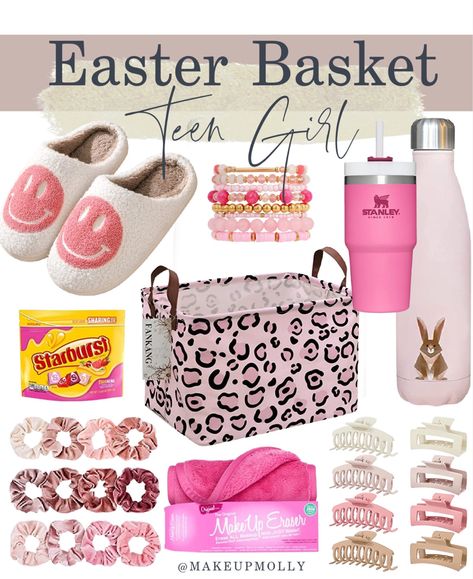 Everything PINK for this Girly Teen Easter Basket 💕🐰 • Amazon finds Pink trendy stuff Teen girl Easter basket Easter Basket Teen girl Easter basket Teen Easter Basket Teen girl basket Teen basket Teen girl gift ideas Follow my shop @Makeupmolly on the @shop.LTK app to shop this post and get my exclusive app-only content! #liketkit #LTKkids #LTKSeasonal #LTKfamily @shop.ltk https://liketk.it/431xz Easy Easter Basket Ideas For Adults, Easter Ideas For Teenage Girls Baskets, Adult Girl Easter Basket, Pink Easter Basket Ideas, Adult Girl Easter Basket Ideas, Pre Teen Easter Ideas, Easter Basket Ideas For 11 Year Girl, Makeup Easter Basket, Easter Basket Ideas For Teens Daughters