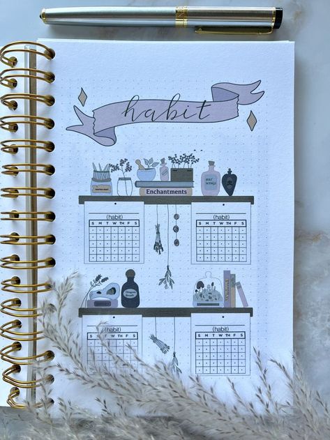 Bujo Witch Theme, Bujo Witchy Theme, Witchy Bullet Journal, October Habit Tracker Bullet Journal, Bullet Journal Halloween Theme, Bullet Journal Mood Tracker Ideas, Sleep Tracker, Bullet Journal Mood, Mood Tracker