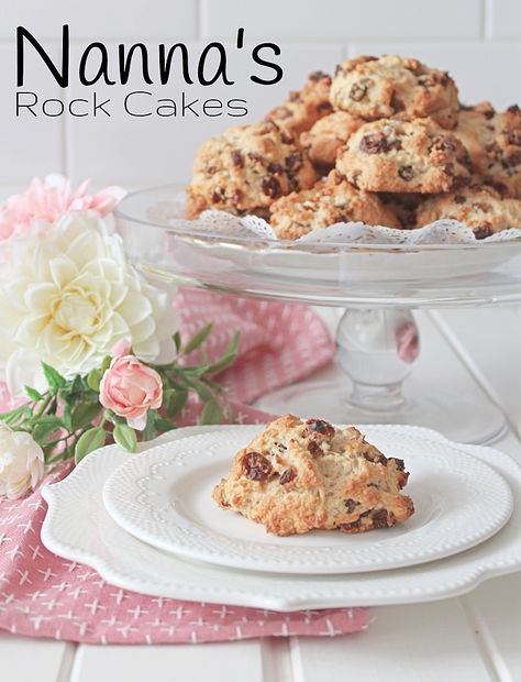 Cake Without Milk, Rock Cakes Recipe, Threadbare Creations, Rock Buns, Cakes Slices, Rock Cakes, Recipes Tutorials, Rock Cake, Best Afternoon Tea