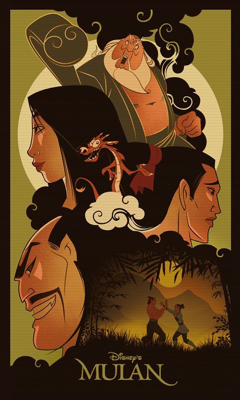 Mulan, una de mis peliculas favoritas, ¿ya la viste? Mulan Fan Art, Vintage Disney Posters, Mulan Movie, Disney Amor, Disney Poster, Deco Disney, Animated Movie Posters, Disney Movie Posters, Disney Mulan