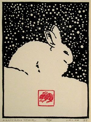 Japanese Woodcuts | Woodcuts Etc. Rabbit Printmaking, Silkscreen Printing Ideas, Toshi Yoshida, Winter Rabbit, Japanese Woodcut, Lino Cuts, Silkscreen Printing, Linocut Printmaking, Charcoal Drawings