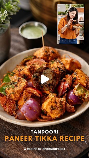 Indian Food Starters, Paneer Starters Snacks, How To Make Paneer Tikka At Home, Tandoori Paneer Tikka Recipe, Paneer Recipes Indian, Paneer Recipe Video, Paneer Starters, Paneer Tikka Recipe, Paneer Snacks