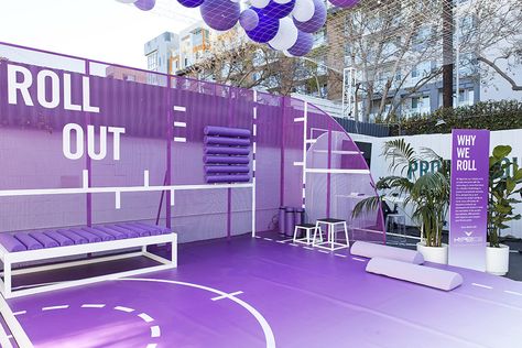 Healthy Takeaway, School Interior, Adidas Design, Event Stage, Interactive Installation, Gym Design, Brand Experience, Pop Up Store, Booth Design