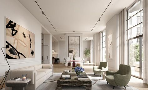 Spa London, London Residence, Six Senses, Foster Partners, Relaxation Room, Tall Ceilings, New Homes For Sale, Residential Architecture, The Fosters