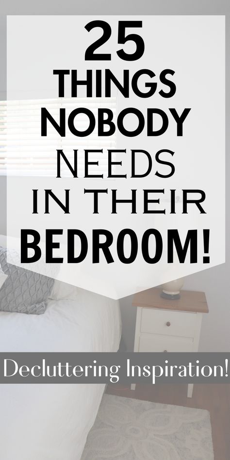 Decluttering Inspiration for your Bedroom!