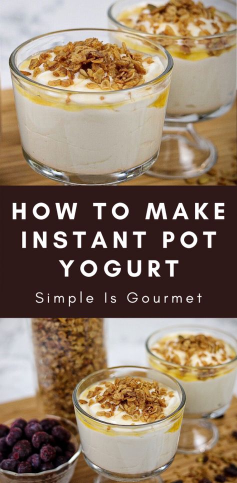 Instant Pot Yogurt Recipe, Instant Pot Yogurt, Making Yogurt, Yogurt Milk, Nut Milk Bag, Yogurt Flavors, Pasteurizing Milk, Strawberry Yogurt, Homemade Yogurt