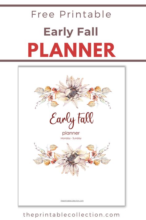 A5 Planner Printables Free, A5 Planner Printables, Fall Planner, Free Fall Printables, Weekly Planner Free Printable, Free Printable Planner, Free Printables Organization, Weekly Planner Free, Monthly Planner Template