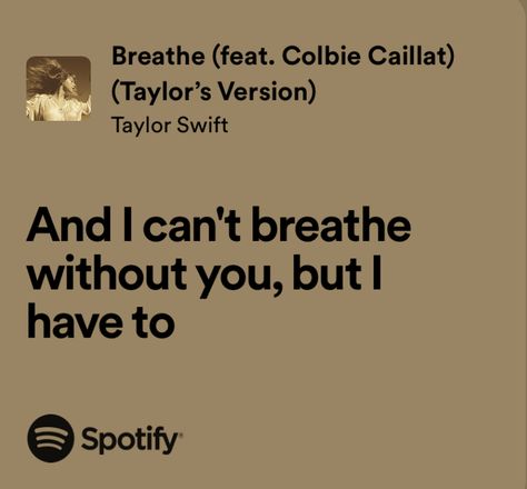 Breathe Taylor Swift, Music Poems, Fearless Aesthetic, Real Lyrics, Taylor Swift Lyric Quotes, Relatable Lyrics, Colbie Caillat, Taylor Swift Song Lyrics, Taylor Lyrics