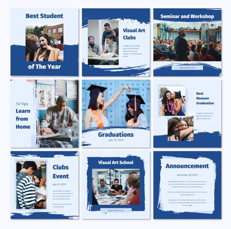 Education Instagram Post Templates AI, PSD, SKETCH Promotional Instagram Post, Instagram Feed Education, Education Instagram Feed, Education Instagram Post, Instagram Infographic, Instagram Grid Design, Instagram Blogging, Best Instagram Feeds, Instagram Feed Planner