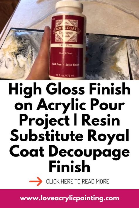 Hey friends! 💕😍Have you ever wanted to create a high-gloss finish on your acrylic pour projects but don't want to use resin? I have the perfect solution for you! In my video, I show you how to use my favorite resin substitute, Royal Coat Decoupage Finish, to achieve a stunning glossy finish on your acrylic pour creations. Head over to "my" channel to watch the full video and let me know in the comments what you think! 🎨😍💕#acrylicpouring #highglossfinish #resinsubstitute Acrylic Pour, Acrylic Pouring, High Gloss Finish, What You Think, Being Used, High Gloss, How To Use, Read More, Decoupage