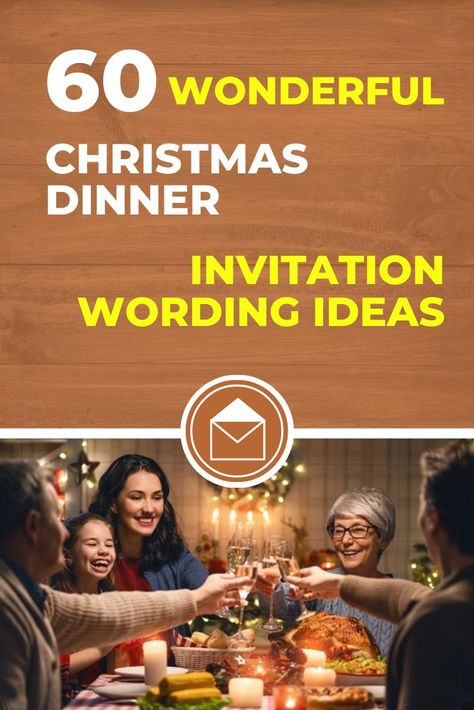 Christmas Dinner Invitation Wording Ideas Christmas Dinner Invitations Template, Christmas Invites Ideas, Christmas Invitations Ideas, Christmas Invitation Wording, Christmas Eve Party Invitations, Dinner Invitation Wording, Invitation Message, Lunch Invitation, Church Christmas Party