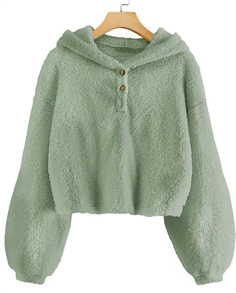 Amazon.com: GAMISOTE Kids Girl's Fuzzy Hoodies Warm Loose Button Down Pullover Sherpa Jacket Top: Clothing, Shoes & Jewelry Cute Winter Coats, Girls Turtleneck, Character Board, Sherpa Hoodie, Hoodie Coat, Sherpa Jacket, Branded Sweatshirts, Hoodie Girl