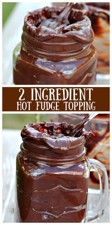 Easy Hot Fudge, Fudge Topping, Hot Fudge Topping, Chocolate Sauce Recipes, Homemade Hot Fudge, Hot Fudge Sauce, Easy Summer Desserts, Dessert Toppings, Summer Dessert Recipes