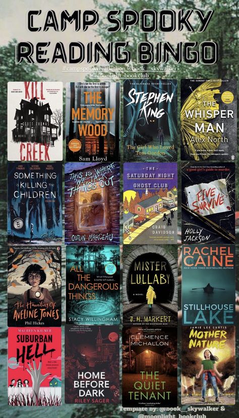 Classic Halloween Books, Cozy Horror Books, Halloween Reading List, Cozy Halloween Books, Summerween Books, Spooky Books To Read In October, Halloween Books For Adults, Spooky Season Books, Fall Book Recommendations