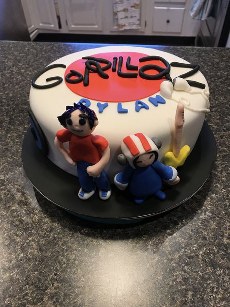 Birthday cake #gorillazcake #gorillaz #music #musiccake Gorillaz Birthday Party, Gorillaz Birthday Cake, Music Cake, Music Things, Birthday Kids, Avicii, Gorillaz, Top 4, Single Image