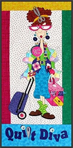 Purchase Quilt Diva Pattern Whimsical Quilts, Witch Quilt, Camper Quilt, Cat Quilt Patterns, Sewing Humor, Appliqué Quilts, Quilt Wall, Crazy Patchwork, Pink Quilts