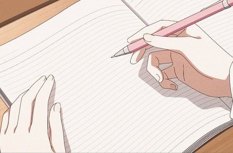 Anime Typing Aesthetic, Manga Studying Aesthetic, Writing Anime Aesthetic, Anime Writing Aesthetic, Anime Book Aesthetic, Writing Icon Aesthetic, Anime Scene Background, Anime Study Aesthetic Icon, Anime Study Aesthetic