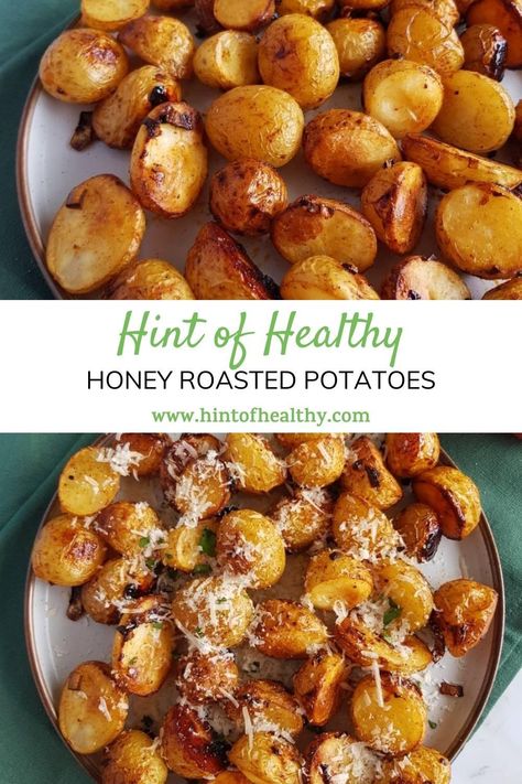 Honey Roasted Potatoes, Sunday Roast Dinner, Steak And Lobster, Dinner Steak, Delicious Soups, Steak Side Dishes, Healthy Honey, Dairy Free Dinner, Autumn Recipes