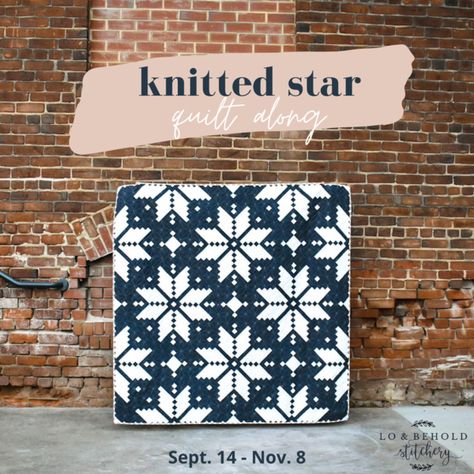 Knitted Star Quilt, Scandinavian Quilts, Modern Christmas Quilt, Knitted Star, Unique Quilt Patterns, Christmas Quilt Blocks, Basic Quilt, Encourage Others, Holiday Quilts