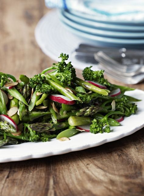 Green Bean And Asparagus Recipes, Green Bean Asparagus Salad, Asparagus And Broccolini Recipes, Broccolini Salad Recipe, Easy Broccolini Recipe, Asian Broccolini Recipe, Pioneer Woman Bryce’s Broccolini, Asparagus Salad Recipe, Braised Leeks