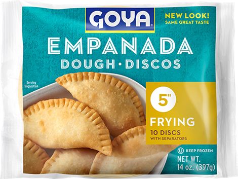 Empanada Dough for Frying - Discos | Goya Foods Empanada Dough For Frying, Homemade Empanadas, Guava And Cream Cheese, Baked Empanadas, Empanada Dough, Athens Food, Cheese Empanadas, Chicken Empanadas, Empanadas Dough