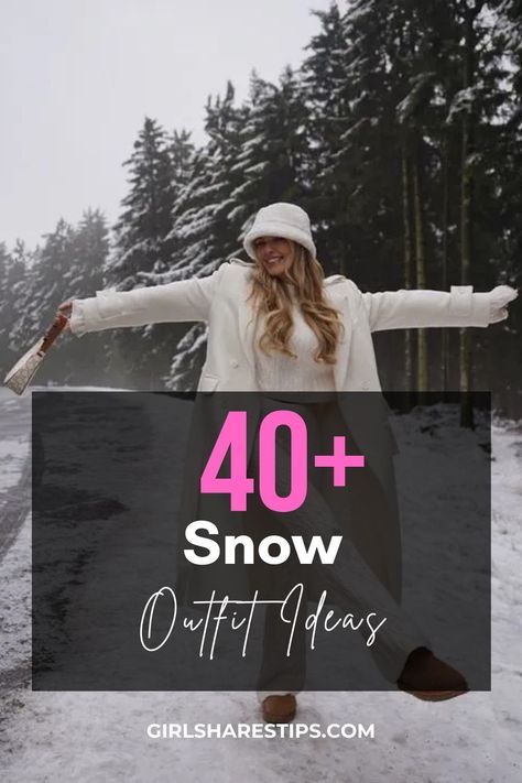 Snow Mountain Outfit, Snow Dress Outfit Winter, Snowy Outfits Winter, Winter Outfits Cold Snow Fashion, Outfits For Snowy Weather, Very Cold Winter Outfits Snow, Outfit Inspirations Winter, Ski Holiday Outfit, Snow Weather Outfit