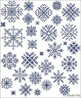 Free cross-stitch patterns, Inimitable Snowflakes, snowflake, winter, Christmas, cross-stitch, back stitch, cross-stitch scheme, free pattern, x-stitchmagic.blogspot.it, вышивка крестиком, бесплатная схема, punto croce, schemi punto croce gratis, DMC, blocks, symbols Snowflake Cross Stitch Pattern, Snowflake Cross Stitch, Blackwork Cross Stitch, Blackwork Patterns, Fair Isles, Blackwork Embroidery, Winter Cross Stitch, Cross Stitch Patterns Christmas, 자수 디자인