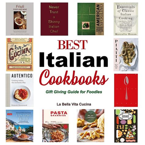 Italian Cookbooks, Cookbook Inspiration, Unique Kitchen Items, Cookbook Club, Kitchen Library, Italian Cookbook, Cooking Books, Cookbook Collection, Chuck Box