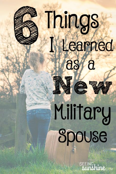 Are you a new military spouse? About to become one? See the 6 things I learned my first two years as a milspouse! Marine Corps Wife, Coast Guard Wife, Military Marriage, Military Wife Life, Army Wife Life, Military Lifestyle, Navy Girlfriend, Airforce Wife, Military Girlfriend