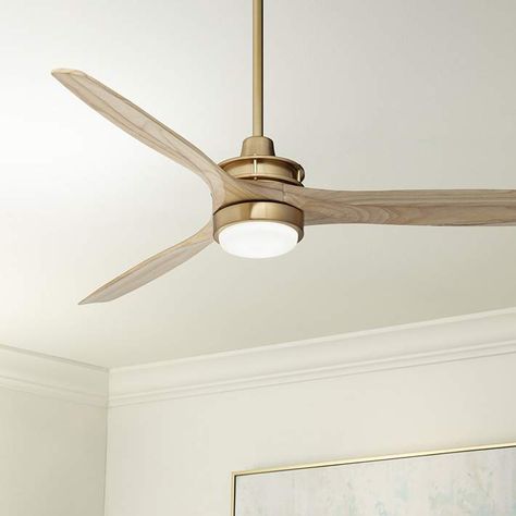 Neutral Bedroom Ceiling Fan, Ceiling Fan Bedroom Master Suite, Bedroom Ceiling Fan, Living Room Fans, Fan Ideas, Brass Ceiling Fan, Bedroom Fan, Wood Ceiling Fans, Ceiling Fan Bedroom