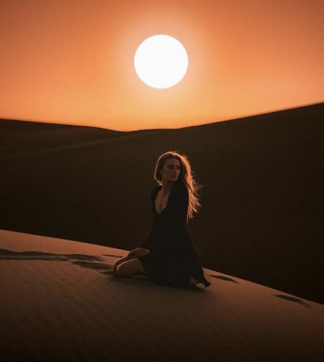 Sand Dunes Photoshoot Black Dress, Woman In Desert Photography, Great Sand Dunes Photoshoot, Sand Dunes Photoshoot Senior, Desert Fashion Photoshoot, Sand Dunes Photoshoot Models, White Sands National Park Photoshoot, Desert Portrait Photography, Desert Photography Model