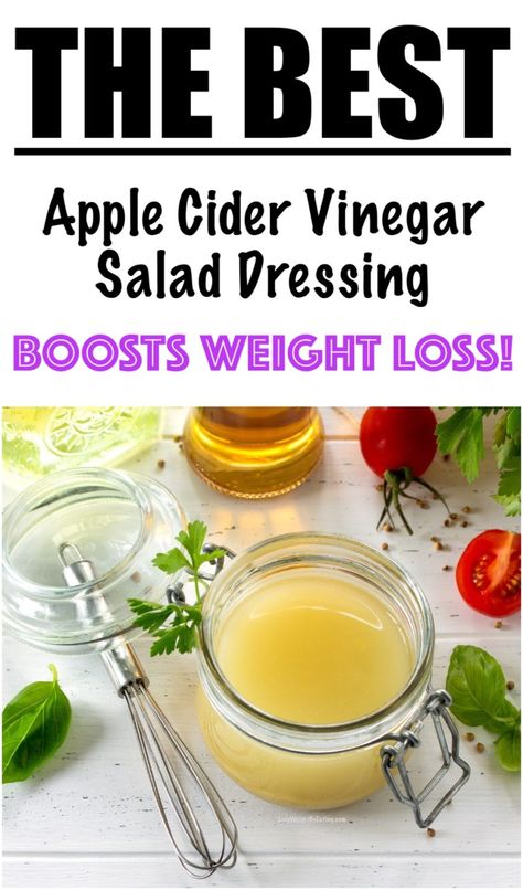 Apple Cider Vinaigrette Dressing {JUST 41 CALORIES} Apple Cider Vinegar Dressing Recipe, Apple Cider Vinaigrette Dressing, Cider Vinaigrette Dressing, Apple Cider Vinegar Salad Dressing, Apple Cider Vinegar Salad, Low Calorie Salad Dressing, Vinegar Salad, Braggs Apple Cider, Apple Cider Vinegar Recipes