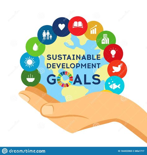 Sustainable Development Global Goals. Corporate Social Responsibility Stock Illustration - Illustration of publication, clean: 164422065 Sdg Goals Design, Economic Development Poster, Sdg Goals Poster Ideas, Sustainable Development Images, Corporate Social Responsibility Poster, Sdg Goals Poster, Social Responsibility Illustration, Project On Sustainable Development, Social Responsibility Poster