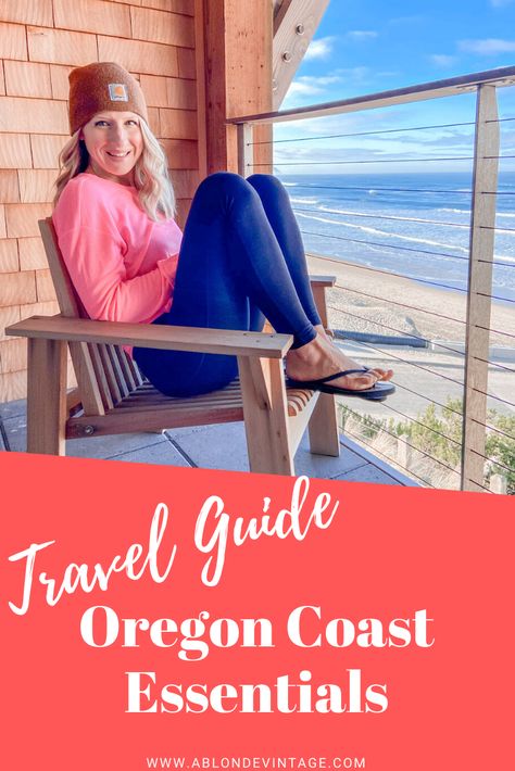 Use this travel guide to the Oregon Coast to make sure you pack all the essential items you'll need for your upcoming trip to the Oregon Coast! #oregoncoast #oregon #oregoncoasting #pnwonderland #pnw #coastessentials #travelessentials Pnw Coast Outfit, What To Pack For Oregon Coast, Packing For Oregon Coast, Oregon Wine Country Outfit, Oregon Summer Outfits, Oregon Outfits Summer, Wine Country Outfit, Oregon Outfits, Oregon Fashion