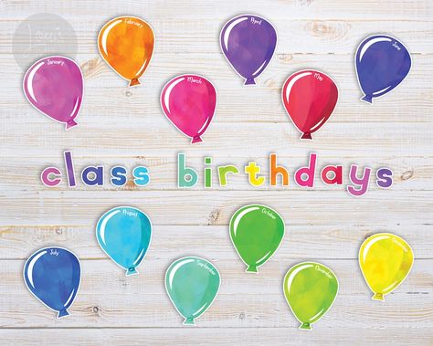 Class Birthday Display, Birthday Display In Classroom, Birthday Board Classroom, Board Classroom, Class Birthdays, Birthday Bulletin Boards, Birthday Bulletin, Birthday Display, Classroom Birthday