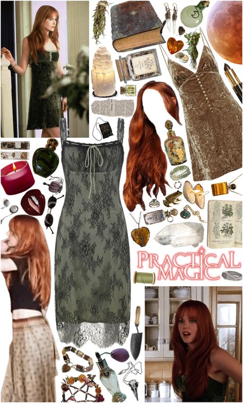 Practical Magic Halloween Costume, Aesthetic Newsletter, Gillian Owens, Moon Moodboard, Witchy Outfits, Magic Clothes, Boho Witch, Witch Fashion, Magic Aesthetic