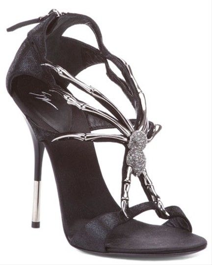 Giuseppe Zanotti Black Spider Heels Bnib Sandals Size US 10.5 Regular (M, B) - Tradesy Dreamy Heels, Shoe Corner, Giuseppe Zanotti Heels, Gorgeous Shoes, Shoe Art, Fabulous Shoes, Fashion Heels, Fashion Weeks, Crazy Shoes