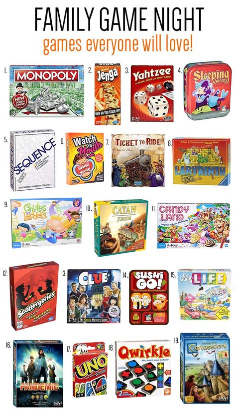 Favorite Board Games Everyone Will Love (Fun Family Game Night Ideas) Card Games To Buy, Board And Card Games, Best Board Games For Families, Board Games To Play With Friends, Cool Board Games, Board Games With Friends, Board Games Ideas, Games Night Ideas, Family Game Night Games