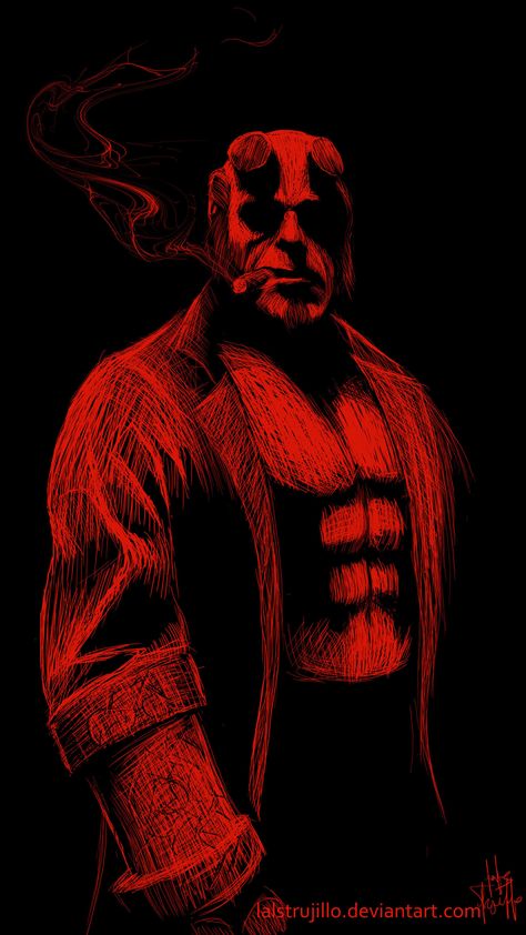 Hellboy Wallpaper, Hellboy Tattoo, Hell Boy, Hellboy Art, Dark Horse Comics, Hd Picture, Dc Comics Art, Superhero Art, Dark Horse