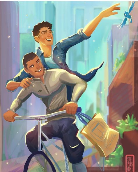 So wowed by the joy and thrill that @niceguykai captured with his #TheyBothDieAtTheEnd art. Mateo and Rufus are beautiful :) Adam Silvera, Queer Books, Gay Books, Ya Books, Fan Book, Gay Art, Book Fandoms, Book Characters, Love Book