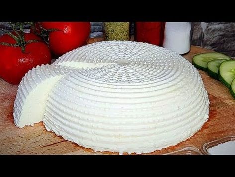 (22) No rennet❌️ Only milk and water ✅️❗️ How to make cheese at home - Amazing recipe 4K - YouTube Rennet Cheese, Baked Veggies, Queso Cheese, Biscotti Recipe, Homemade Cheese, Best Cheese, American Cheese, How To Make Cheese, How To Make Homemade