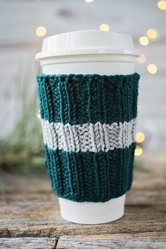 Knit Coffee Cozy Pattern, Cup Cozy Knitting Pattern, Coffee Sleeve Pattern, Knit Cup Cozy, Knit Coffee Cozy, Coffee Cozy Pattern, Small Gifts For Women, Cup Cozy Pattern, Crochet Christmas Gifts