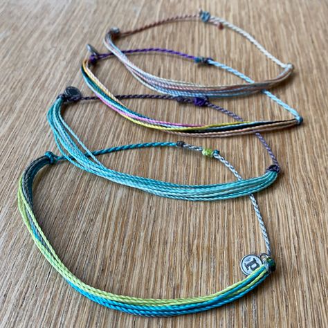 Pack Of 4 New Pura Vida Bracelets! Each Very Colorful And Never Worn Before Comment If You Want One Separately Pura Vida Jewelry, Pura Vida Bracelets, Diy Pottery, Bracelet Ideas, Birthday Wishlist, Diy Arts And Crafts, Yellow Blue, Womens Jewelry Bracelets, Diy Art