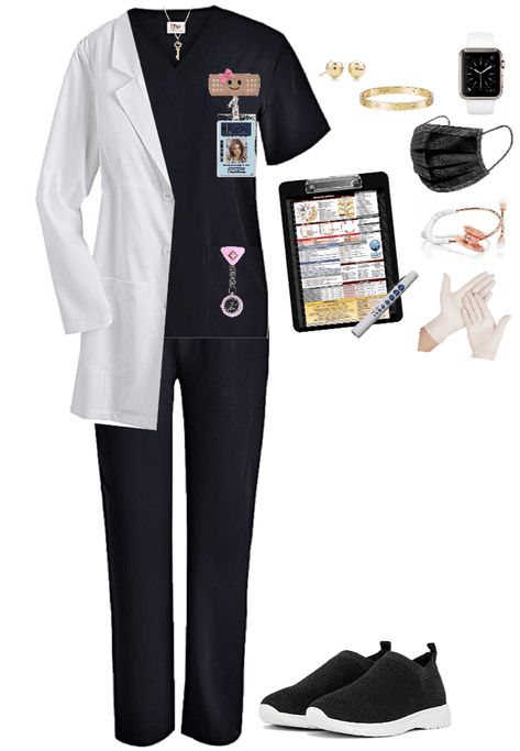 Doctor style outfit ideas | Medical Outfit Doctors Fashion, Doctor Aesthetic Outfit, Medical Doctor Outfit Women, Doctor Outfit Ideas, Doctor Outfit Aesthetic, Doctor Outfit Women, Scrubs Fashion, Outfit Ideas For Office, Medical Scrubs Fashion