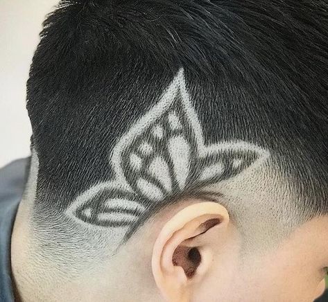 Hair Tattoo Designs Women, Shaved Undercut Designs, Hair Tattoo Designs, Hairline Tattoos, Side Haircut, Shaved Head Designs, Undercut Hair Designs, Undercut Hair, Shaved Design