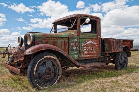 On old cars and trucks, HDR, and nostalgia – The Photography Blog ... 1969 Chevy Impala, Hang Gliders, Vehicle Signage, My First Car, Cars Photography, Vw Karmann Ghia, Vintage Pickup Trucks, 1957 Chevy, First Cars