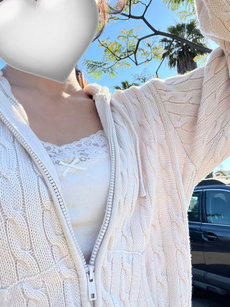 Brandy Jacket, Brandy Outfits, Cable Knit Sweater Outfit, Brandy Sweater, Brandy Melville Outfits, Brandy Melville Sweater, Pink Cable Knit Sweater, Tank Outfit, Closet Fashion